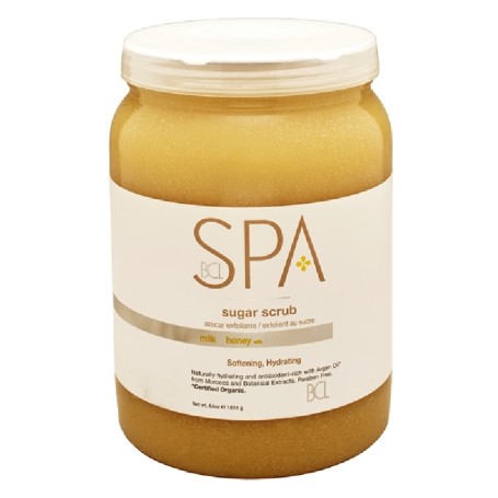 BCL SPA SUGAR SCRUB MILK HONEY64OZ.JPG