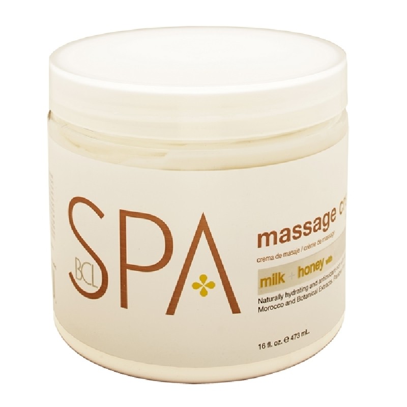 BCL SPA MASSAGE CREAM MILK HONEY 16OZ.JPG
