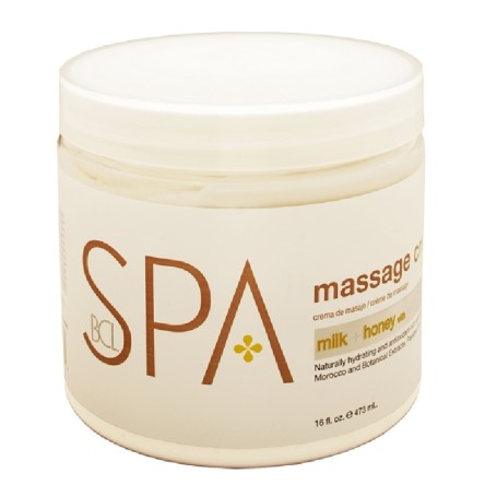 BCL SPA MASSAGE CREAM MILK HONEY 16OZ.JPG