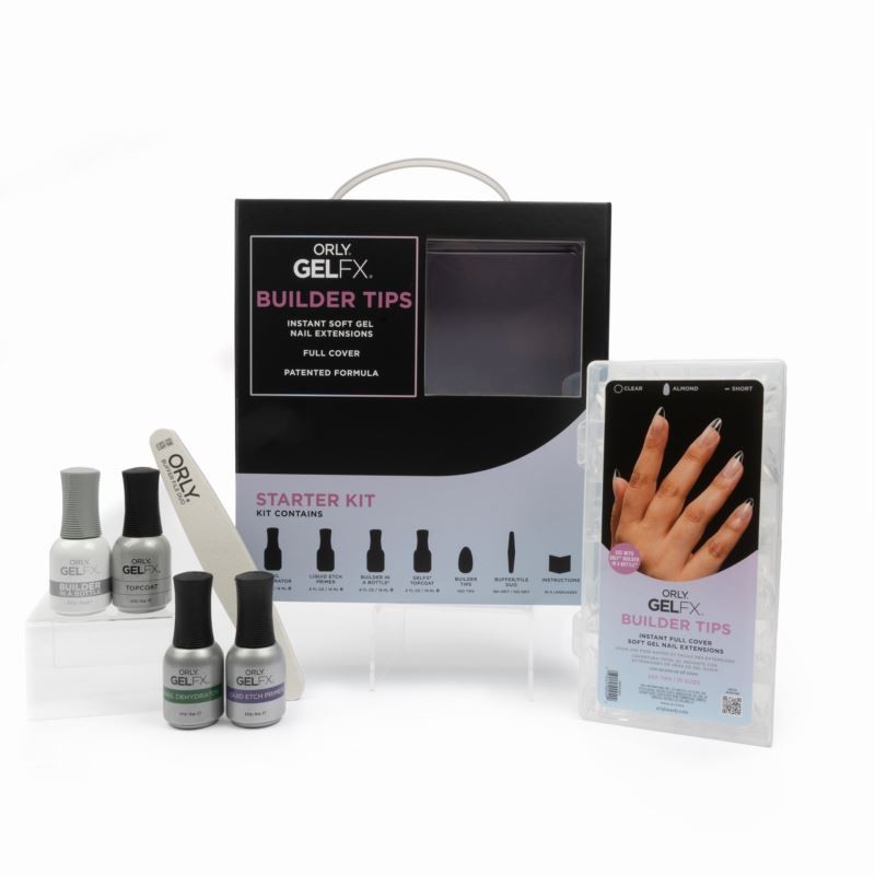 Orly Builder Tips Starter Kit: Short Almond