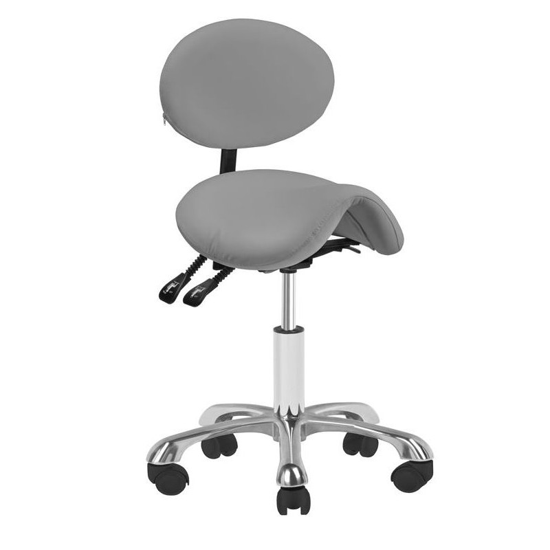 Tabouret Zadelzit Deluxe Grijs