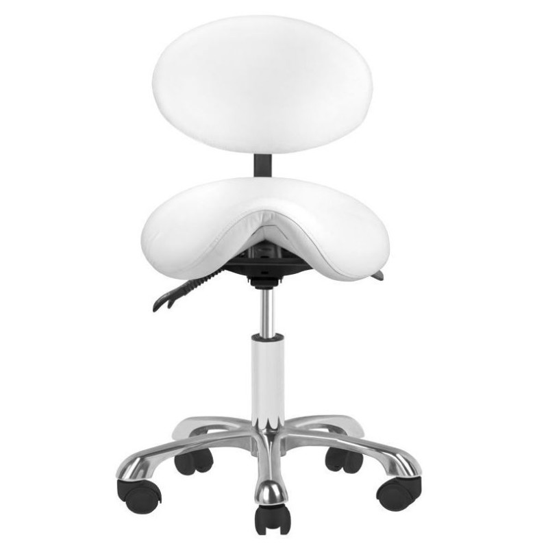 Tabouret Zadelzit Deluxe Wit