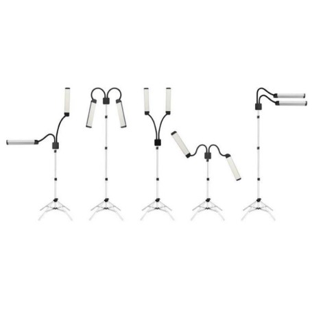 Wimper Make-up LED Lamp Double Pro op statief