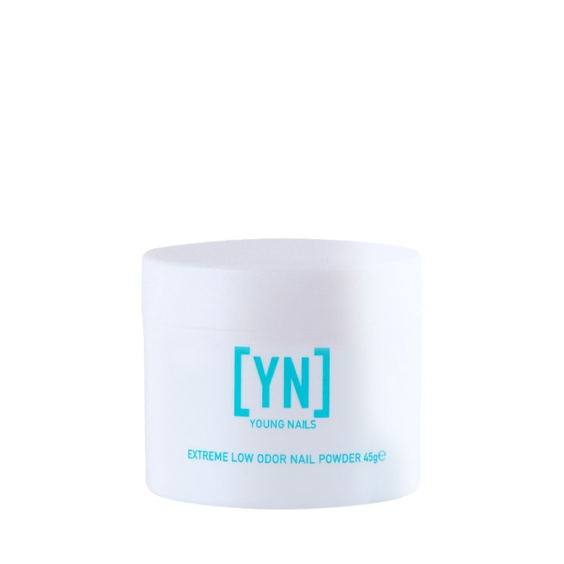 YOUNG NAILS Low Odor Acryl poeder Bright White 45gr