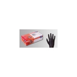 Handschoenen Latex ZWART