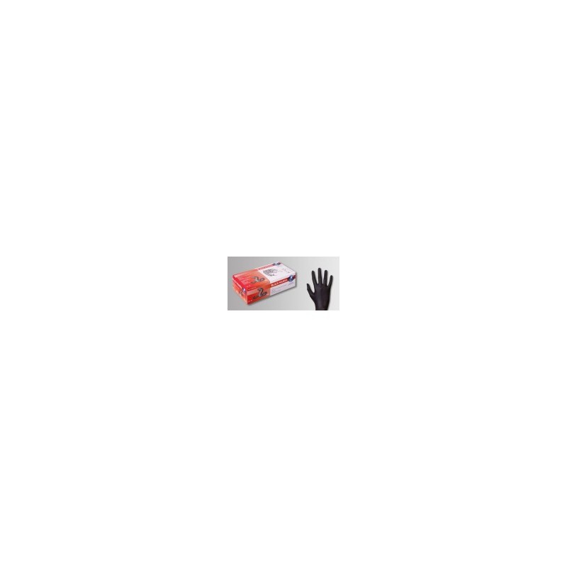 Handschoenen Latex ZWART