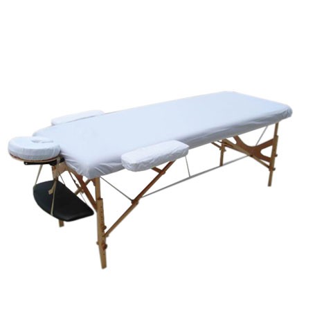 Hoesset voor Massagetafel Badstof Off White