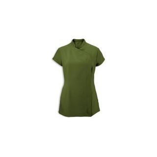 Tuniek asymmetrical Zip Olive