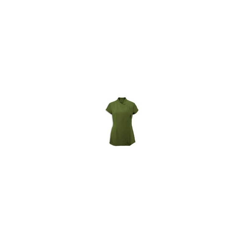 Tuniek asymmetrical Zip Olive