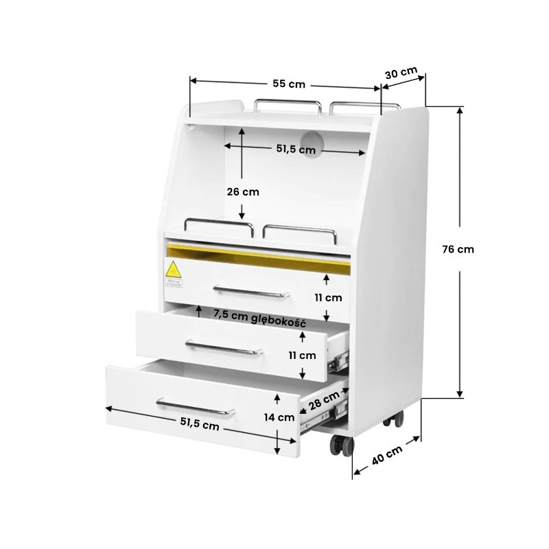 HALLE TROLLEY WITH UV CLEANSING DRAWER kopen?