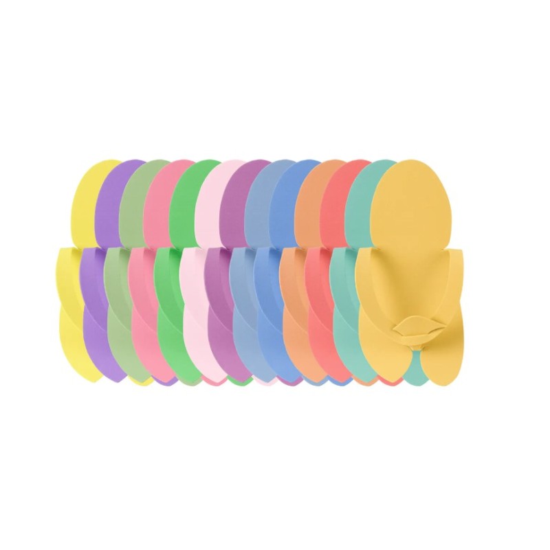 Wegwerpteenslippers foam 10 paar Color Mix