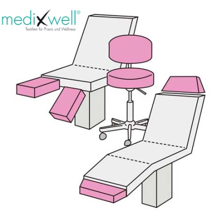 Medixwell tabouret hoes badstof "Maxi"