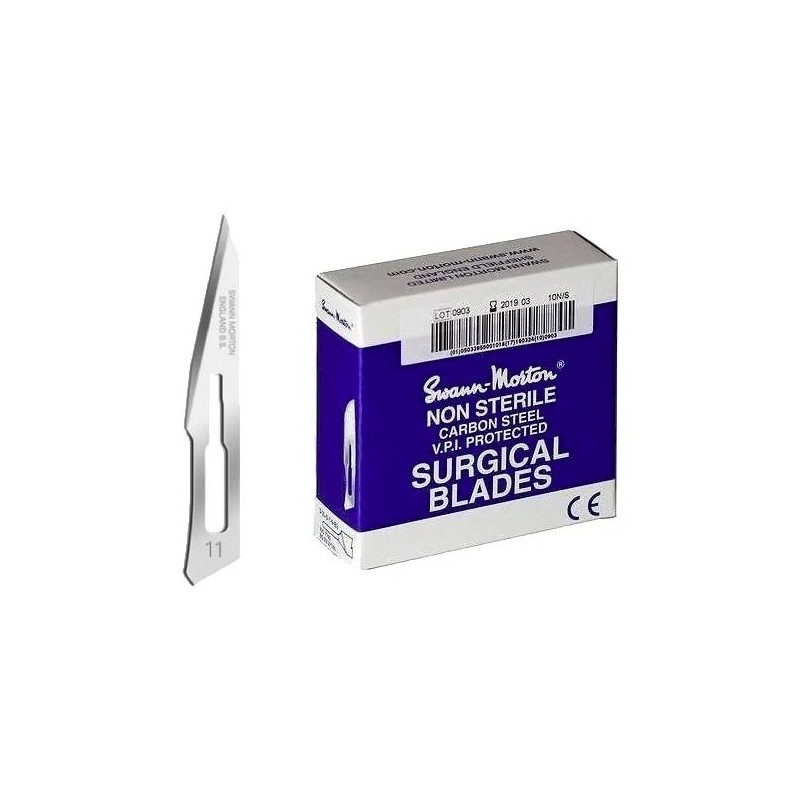 Swann morton nr 11 BLAUW 100st