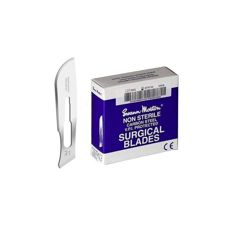 Swann morton nr 21 BLAUW 100st