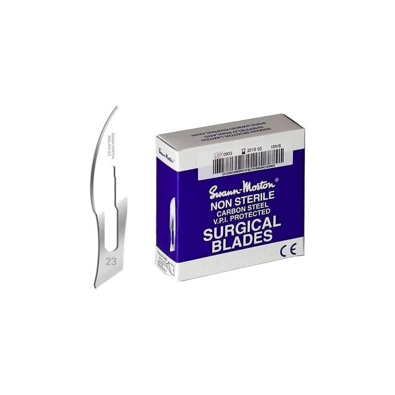 Swann morton nr 23 BLAUW 100st