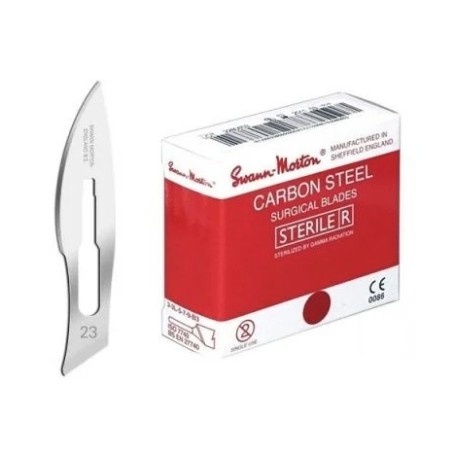 Swann morton nr 23 ROOD steriel 100st