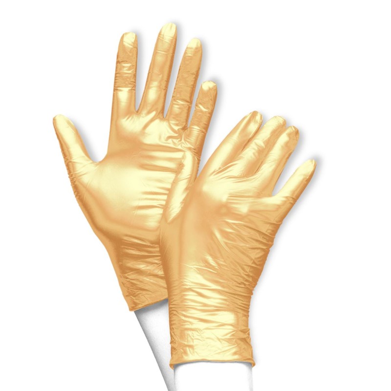 Handschoenen Nitril Fancy goud Unigloves