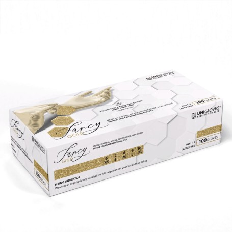 Handschoenen Nitril Fancy goud Unigloves
