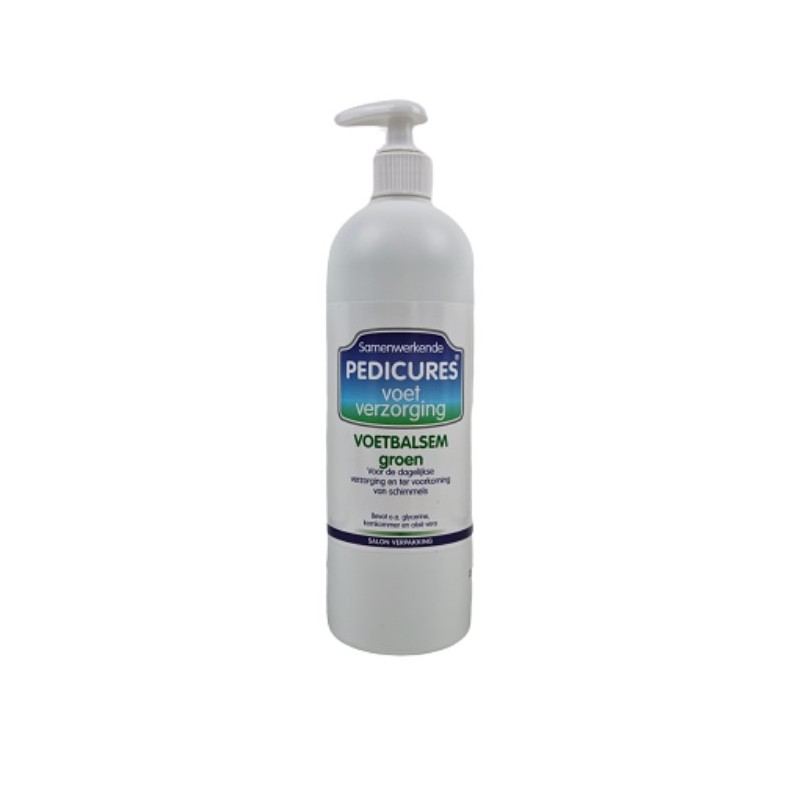 Samenwerkende Pedicures voetbalsem groen 500ml