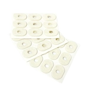 Viltringen ovaal klein 3mm 18 stuks