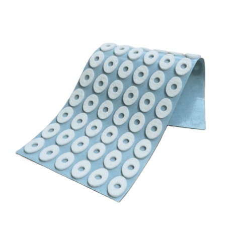 Viltringen ovaal klein 3mm 72 stuks