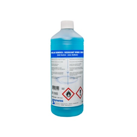 Nagellak Remover met aceton 1000ml (blauw)