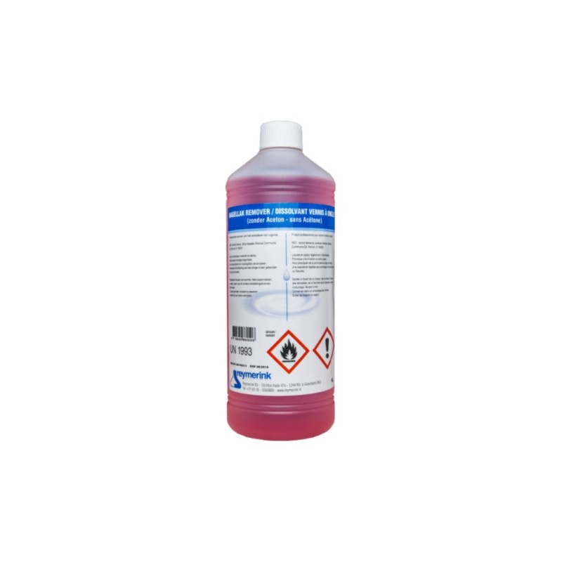 Nagellak Remover acetonvrij 500ml (roze)
