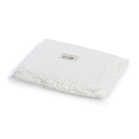 Baret haarnetjes gevouwen wit 100stuks