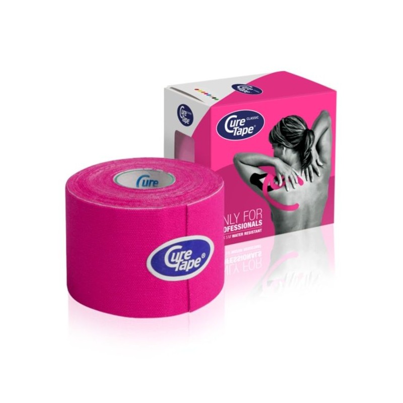 Kinesiotape 5cm roze curetape