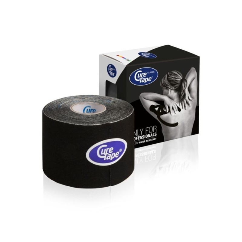 Kinesiotape 5cm zwart curetape