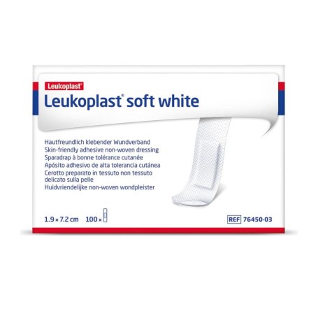 Leukoplast Soft White (Covermed) 1,9x7,2cm 100st