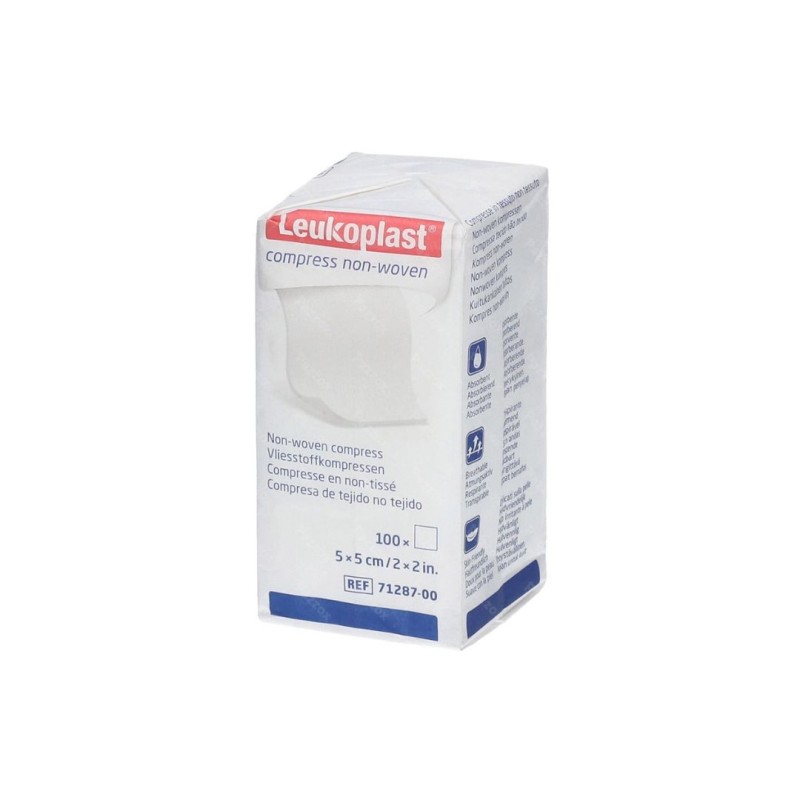 Leukoplast Compress NW 4-laags 5x5cm 100st