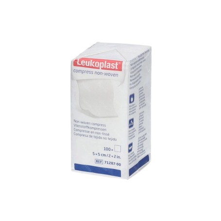 Leukoplast Compress NW 4-laags 5x5cm 100st