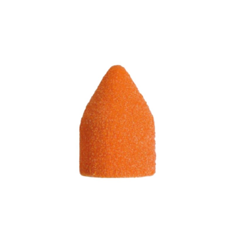 Podo Slijpkappen Oranje Spits 10mm grof 10st