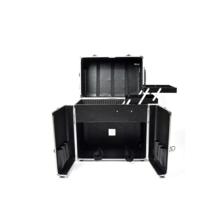 Pedicure Koffer Pedicase zwart/zilver