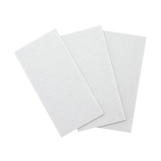 Viltvel Wit met kleeflaag 2mm