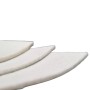 Viltvel Wit met kleeflaag 3mm
