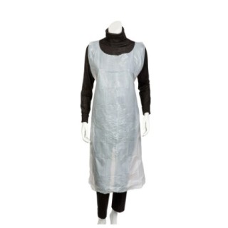 Plastic schorten pedicure 100st WIT 80 x 125cm (in zak)