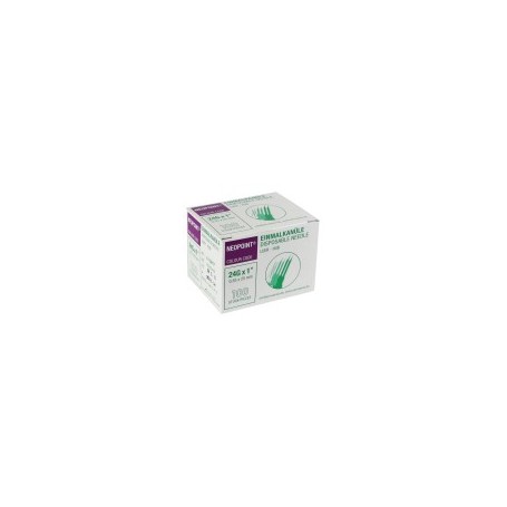 Neopoint Milia Naalden 24G paars 0,55x25mm 100st
