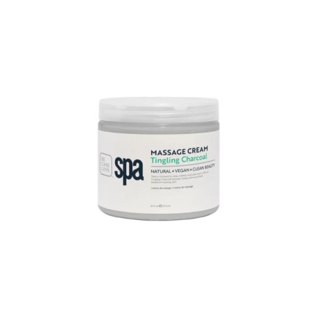 BCL SPA Massage Cream Tingling Charcoal 473ml
