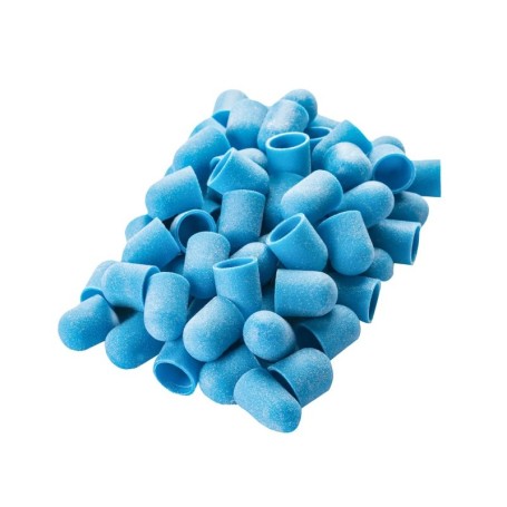 Slijpkapjes Budget rond blauw 13mm 150 grit 10st