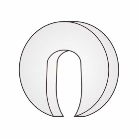 Medixwell Hoofdring Hoes badstof WIT