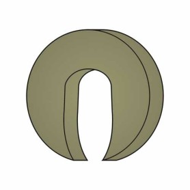 Medixwell Hoofdring Hoes badstof ZAND