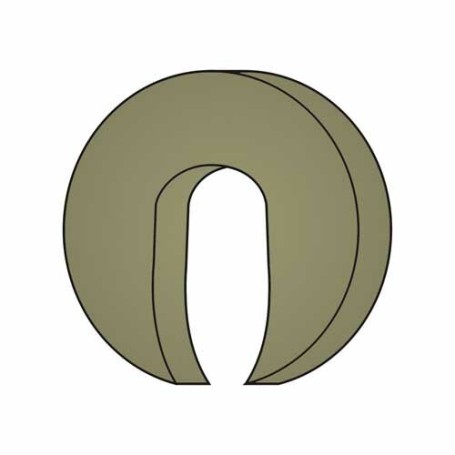 Medixwell Hoofdring Hoes badstof ZAND