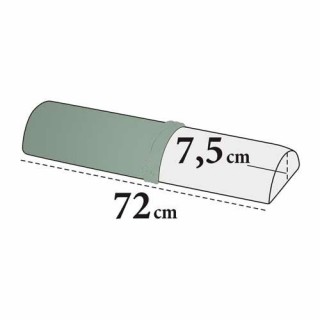 Medixwell Knierolhoes halfrond badstof "Maxi" GRIJS