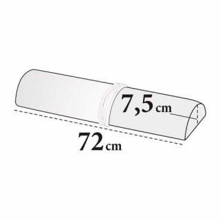 Medixwell Knierolhoes halfrond badstof "Maxi" WIT