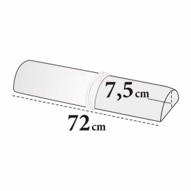 Medixwell Knierol Hoes Halfrond badstof "Maxi" WIT