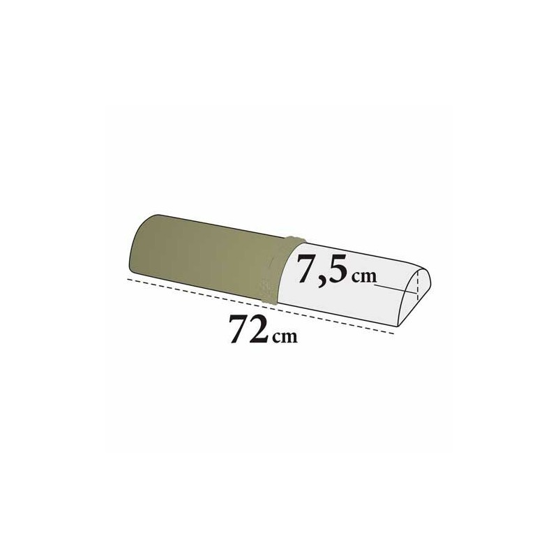 Medixwell Knierolhoes Halfrond badstof "Maxi" ZAND