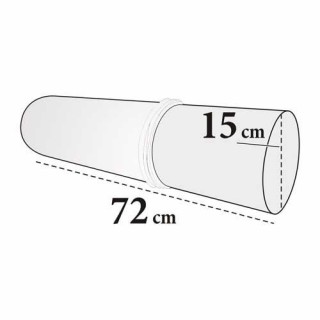 Medixwell Knierolhoes rond badstof "Maxi" WIT
