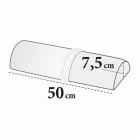 Medixwell Knierol Hoes Halfrond badstof "Standaard" WIT